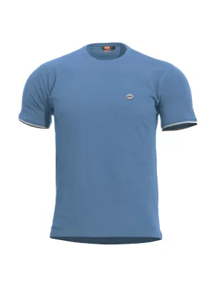tričko PENTAGON LEVANTES CREWNECK STRIPES K09026 ÚSVITOVÁ MODRÁ