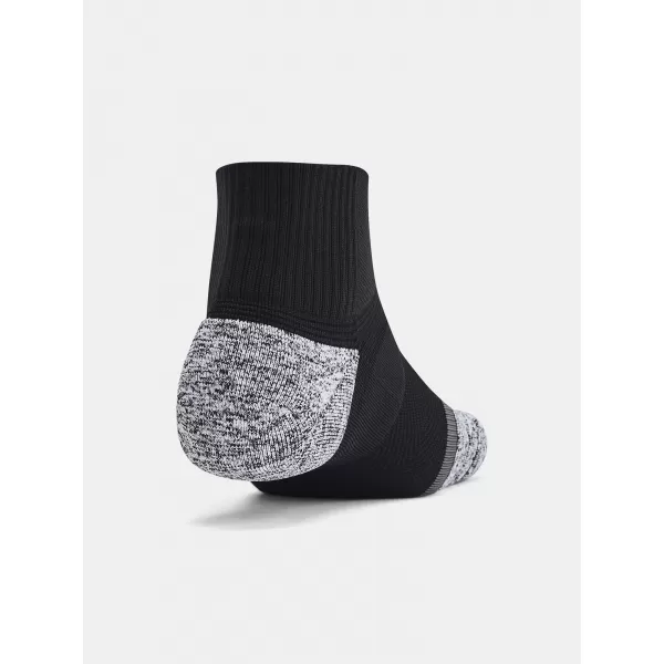  Ponožky UNDER ARMOUR UNISEX UA AD PRO QTR (3 PÁRY) 1387047-001 ČIERNA 