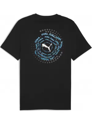 Pánske tričko PUMA GRAPHIC EXECUTION TEE 68804201 PUMA ČIERNA