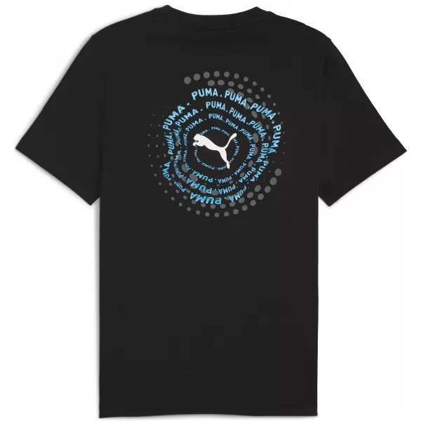  Pánske tričko PUMA GRAPHIC EXECUTION TEE 68804201 PUMA ČIERNA 