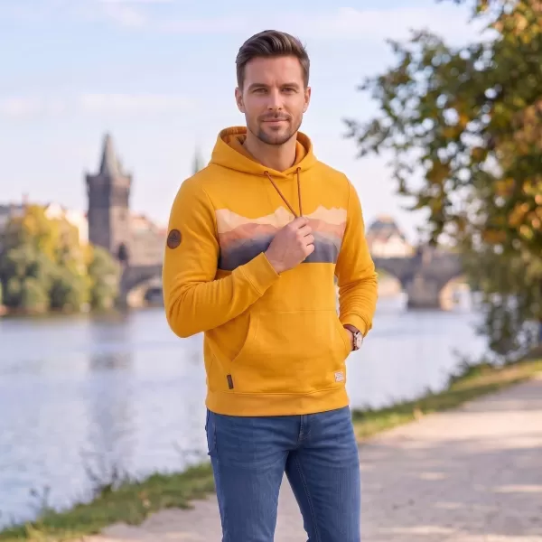  Pánska mikina ALTISPORT GORO HORČICA 