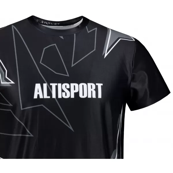  Pánska košeľa na voľný čas premium ALTISPORT VOJ/ALM123TR06 ČIERNOBIELY 