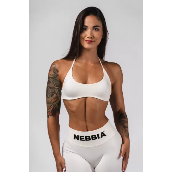  Bezšvová vyťahovacia športová podprsenka FLOW SEAMLESS 495 CREAM Nebbia 