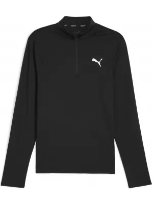 Športové tričko PUMA RUN CLOUDSPUN 1/4 ZIP 52499201 PUMA ČIERNA