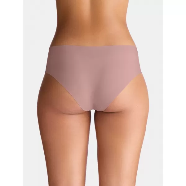  Dámske nohavičky UNDER ARMOUR UA PURE STRETCH NS HIP - 3PK 1383895-673 TURMALÍNOVÁ RUŽOVÁ 