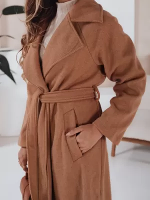 Dámska bunda DSTREET TY3885 KARAMEL
