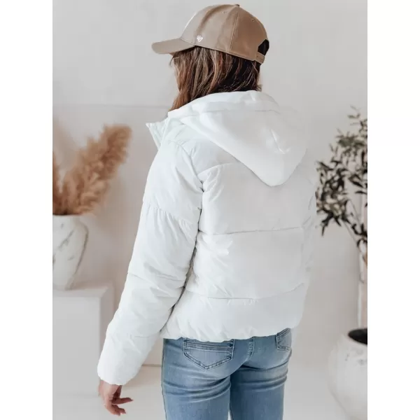  Dámska bunda DSTREET TY4952 BIELA 