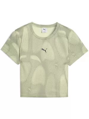 Dámske tričko PUMA DARE TO AOP BABY TEE 63214582 LUX ARMÁDA