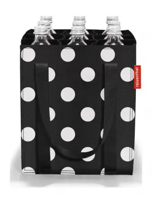 Taška REISENTHEL BOTTLEBAG BODKY BIELE