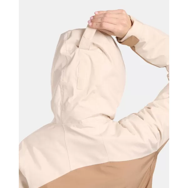  Dámska lyžiarska bunda KILPI FLIP-W ZL0110KI BÉŽOVÁ 