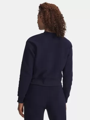 Dámska mikina UNDER ARMOUR ICON TERRY VARSITY CREW MODRÁ
