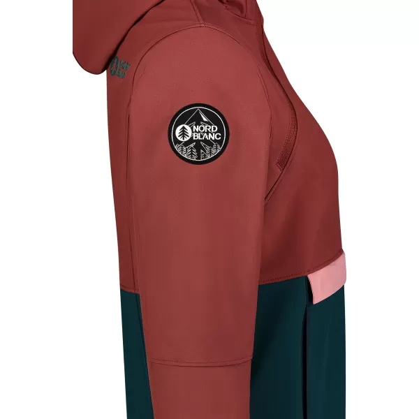  Dámska softshell Anorac NORDBLANC NBWSL8275 ČERVENÝ 