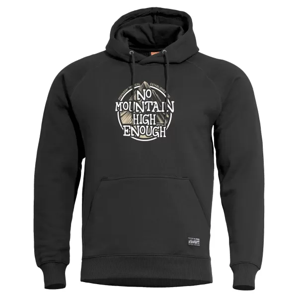  Mikina PENTAGON PHAETON HOOD SWEATER NO MOUNTAIN K09021 ČIERNA 