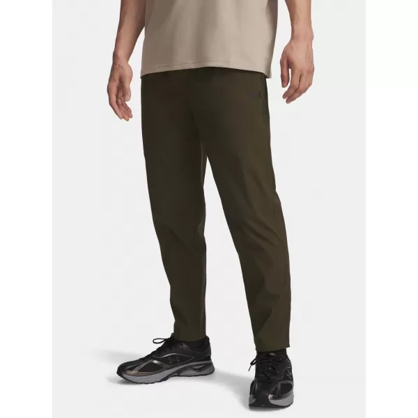  Pánske športové nohavice UNDER ARMOUR UA UNSTPBLE WOVEN TX TAPER 6003865-308 ZELENÁ 