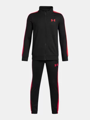 Súprava pre chlapcov UNDER ARMOUR UA RIVAL KNIT TRACK SUIT 1363290-006 ČIERNA