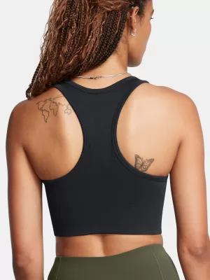 Dámska podprsenka UNDER ARMOUR VANISH SEAMLESS MID BRA 1384419-001 ČIERNA