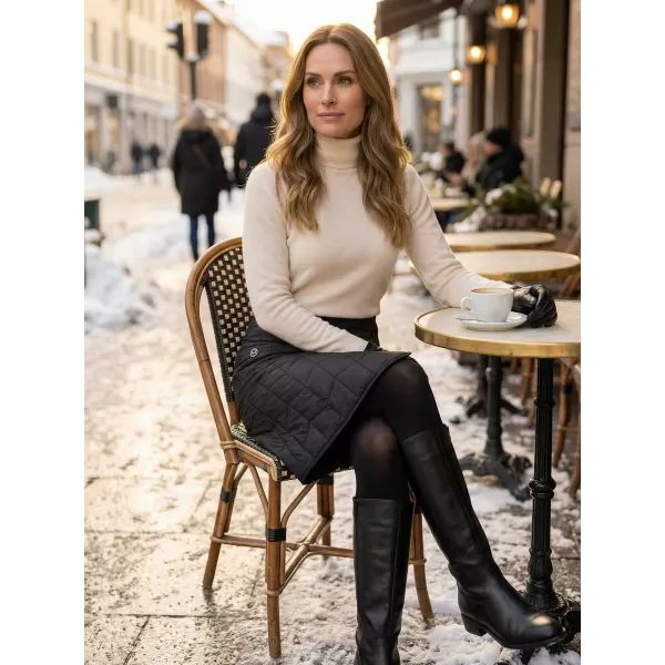  Dámska sukňa KIXMI VIVA ČIERNY 
