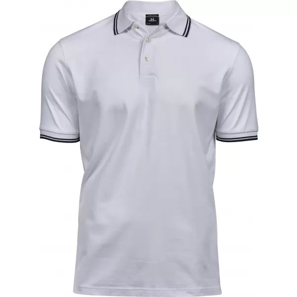  Pánske tričko TEE JAYS | TJ 1407 WHITE/NAVY 