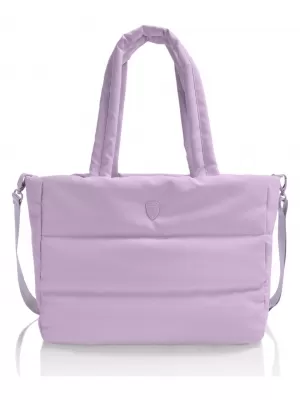 Taška HEYS PUFFER TRAVEL TOTE LEVANDUĽA