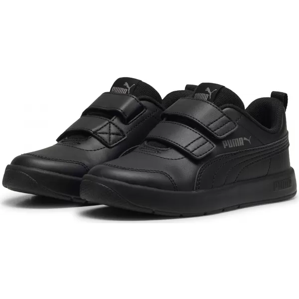  Detská obuv PUMA COURTFLEX V3 V PS 39764201 PUMA ČIERNA/ČIERNA/LIATINA 