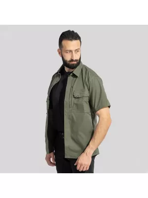 Pánska košeľa PENTAGON PLATO SHIRT SHORT K02019 ČIERNA