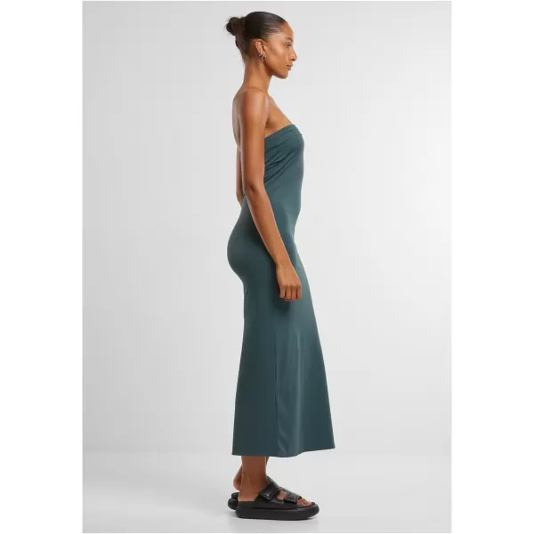  Šaty URBAN CLASSICS TB7468 FĽAŠKOVO ZELENÉ 