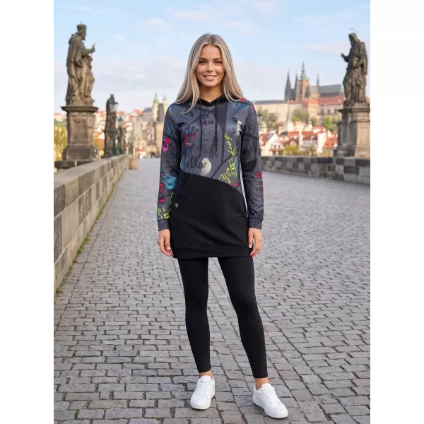  Dámska mikina KIXMI VONITA TMAVO ŠEDÁ 