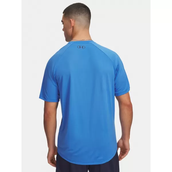  Pánske tričko UNDER ARMOUR UA TECH FADE SS 6005916-402 MODRÁ 