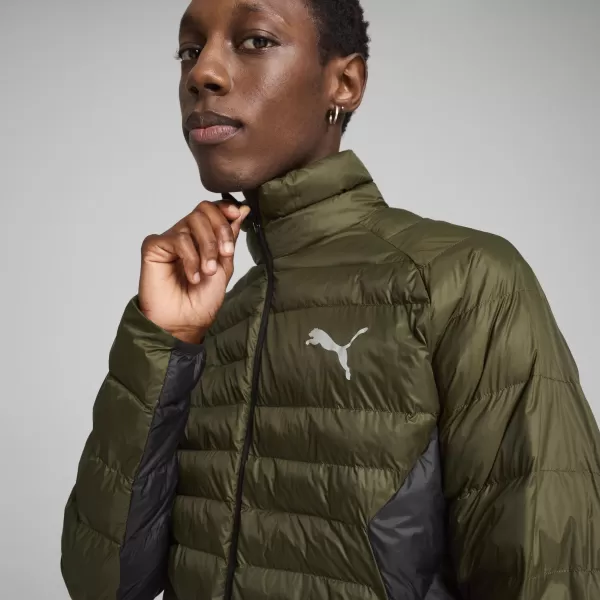 Sako PUMA PACKLITE JACKET 84935670 TMAVÁ OLIVA 