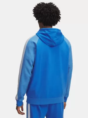 Pánska mikina UNDER ARMOUR RIVAL FLC CB HOOD MODRÁ
