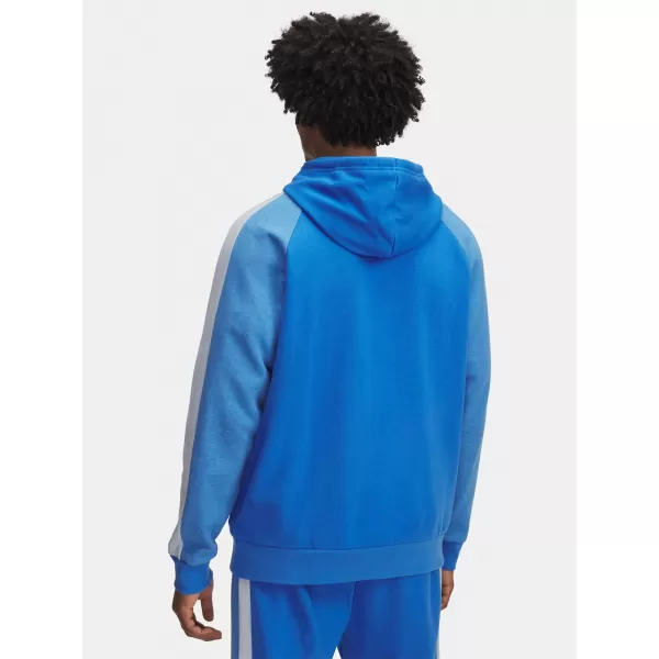  Pánska mikina UNDER ARMOUR RIVAL FLC CB HOOD MODRÁ 