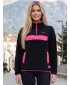 Dámska fleecová mikina ALTISPORT GEMMY ČIERNA