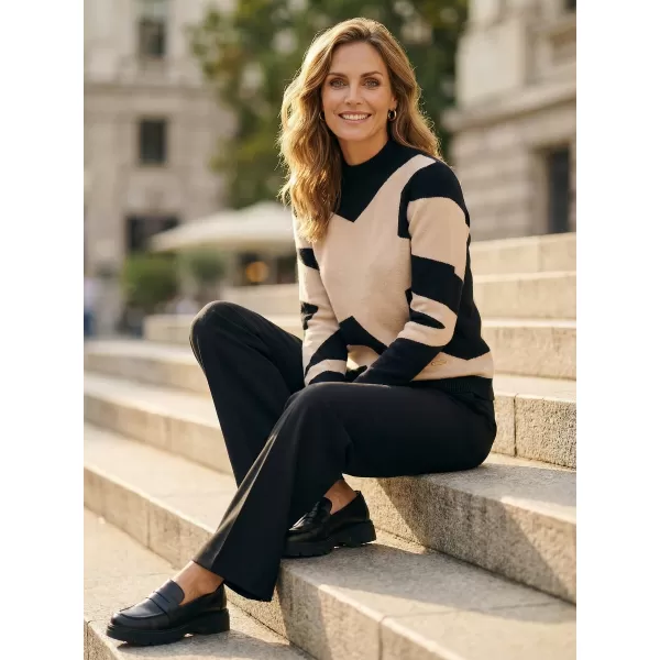  Dámsky sveter KIXMI VALERIA SVETLO BÉŽOVÁ 