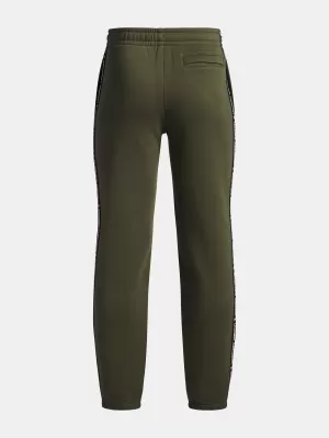 Chlapčenské tepláky UNDER ARMOUR B ICON FLC JOGGER TAPING 1390294-391 ZELENÁ