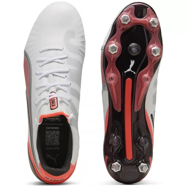  Pánske futbalové topánky PUMA KING ULTIMATE MXSG 10881701 PUMA WHITE/PUMA SILVER 