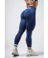 Bezšvové extra push-up legíny s vysokým pásom FLOW SEAMLESS 496 BLUE Nebbia
