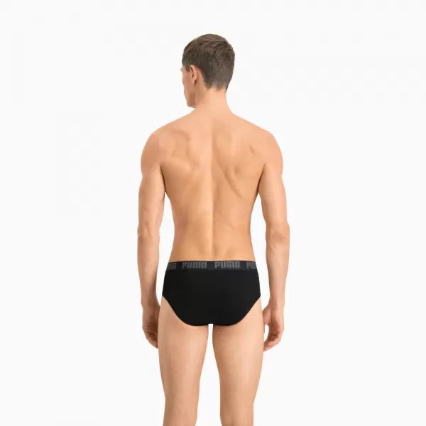  Mužské nohavičky PUMA BASIC BRIEF 2P 88910006 ČIERNA/ČIERNA 