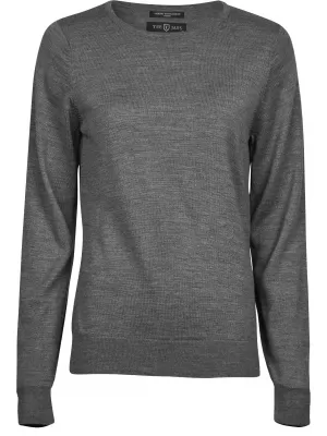Dámsky sveter TEE JAYS | TJ 6006 GREY MELANGE