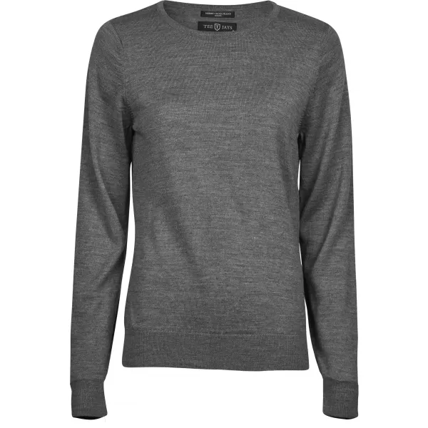  Dámsky sveter TEE JAYS | TJ 6006 GREY MELANGE 