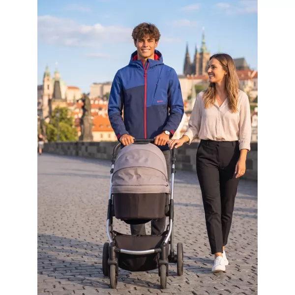  Pánska bunda so softshell ALTISPORT GAN MODRÝ 