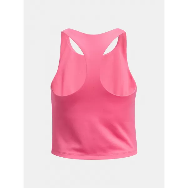  Dievčenské tielko UNDER ARMOUR G MOTION BRANDED CROP TANK 1390079-672 RUŽOVÁ 