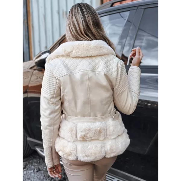  Dámska bunda DSTREET TY5275 ECRU 