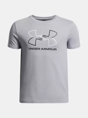 Chlapčenské tričko UNDER ARMOUR UA GL FOUNDATION SS 6005010-011 SIVÁ