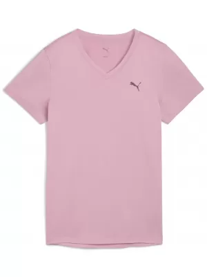 Tričko PUMA W TAD ESSENTIAL VNECK TEE 52589065 VYSTAVENÁ RUŽOVÁ