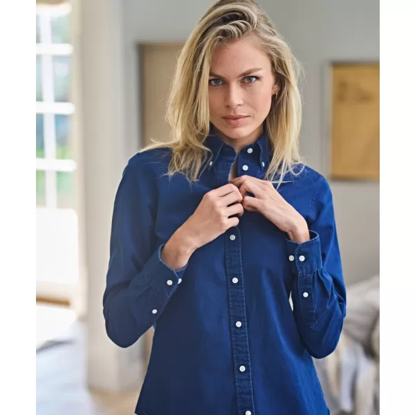  Dámska košeľa TEE JAYS | TJ 4003 INDIGO BLUE 