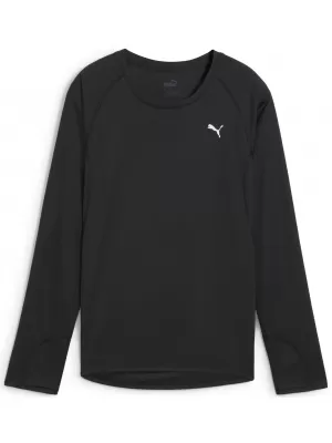 Tričko PUMA W RUN VELOCITY LONG SLEEVE (POLY) 52658101 PUMA BLACK