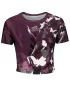 Dámsky funkčný prémiový crop top ALTISPORT VOJ/ALW022TR07 FIALOVÁ
