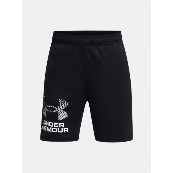  Chlapčenské šortky UNDER ARMOUR UA TECH LOGO SHORTS 1383333-001 ČIERNA 