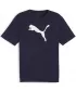 Mužský dres PUMA TEAMRISE LOGO JERSEY COTTON 658705_06 PUMA NAVY/PUMA WHITE