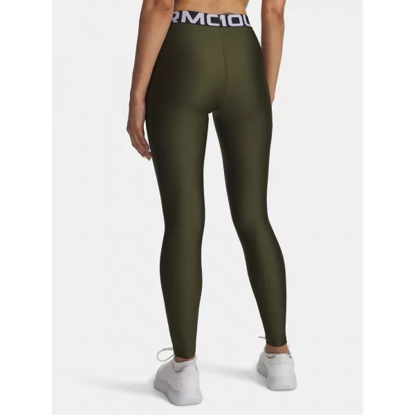  Dámske legíny UNDER ARMOUR UA HG LEGGING 1383559-308 ZELENÁ 